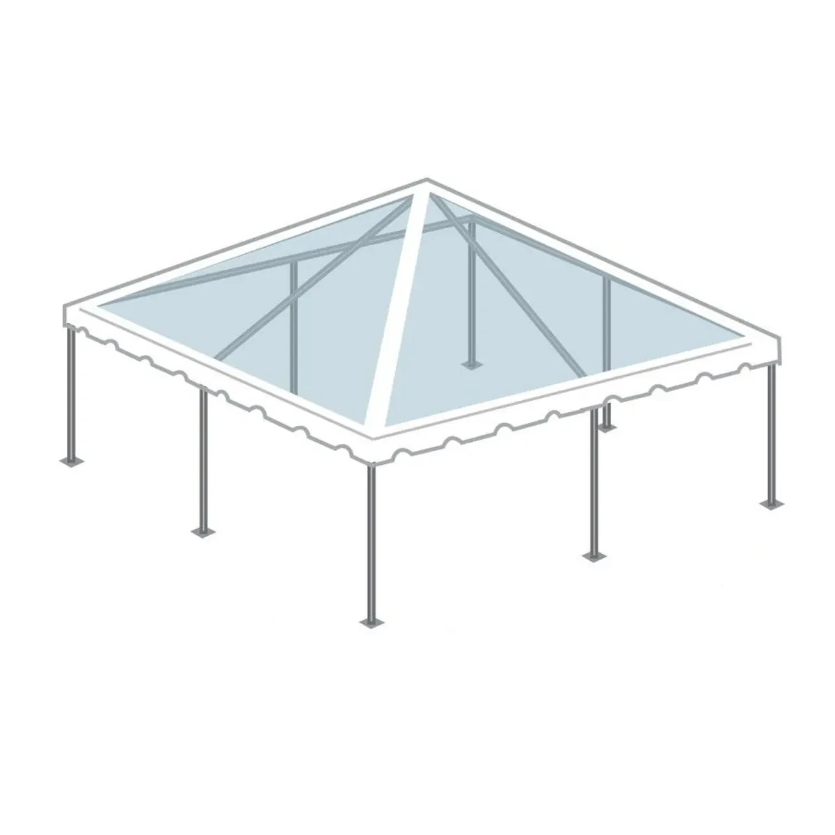 20x20 Clear Tent