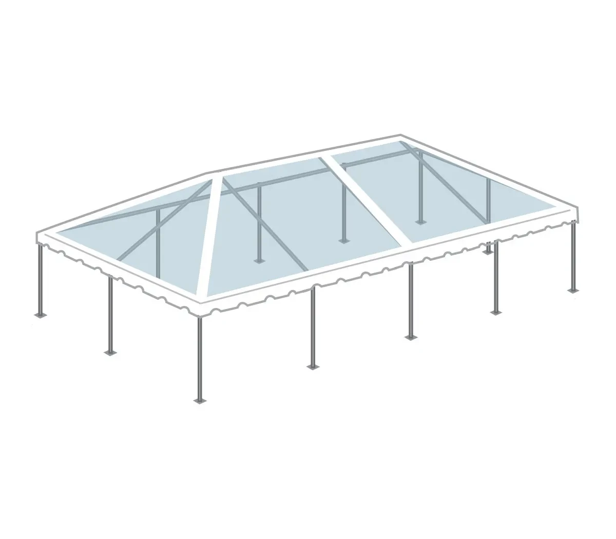 20x40 Clear Tent