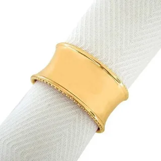 Beaded Napkin Ring — Gold