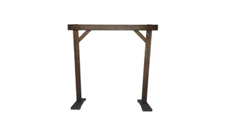 Bridal Arch - Rectangular Wood