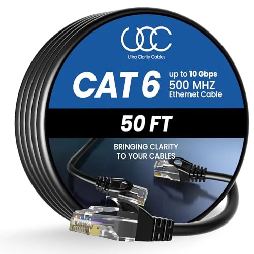 Ethernet Cable - Cat 6 50ft