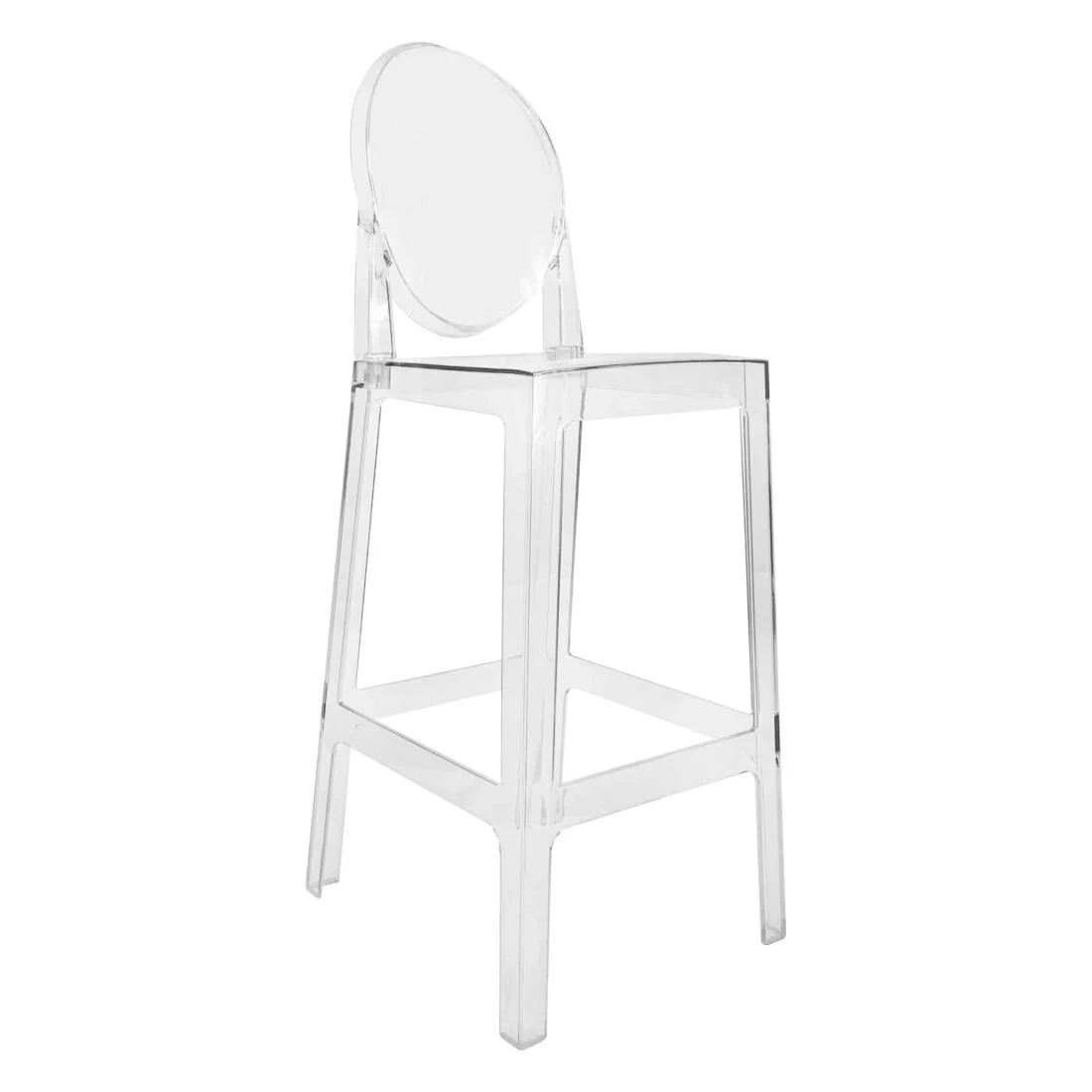 Clear Ghost Barstool