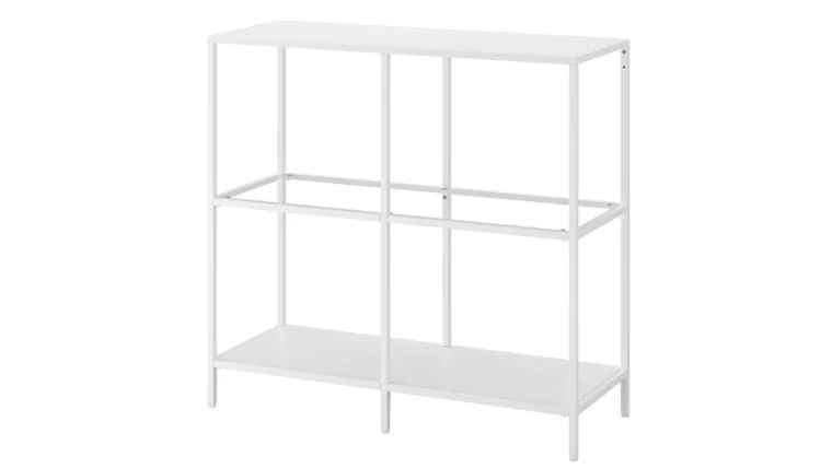 Glass Shelf - White Short