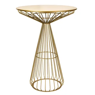 Gold Wire Cocktail Table