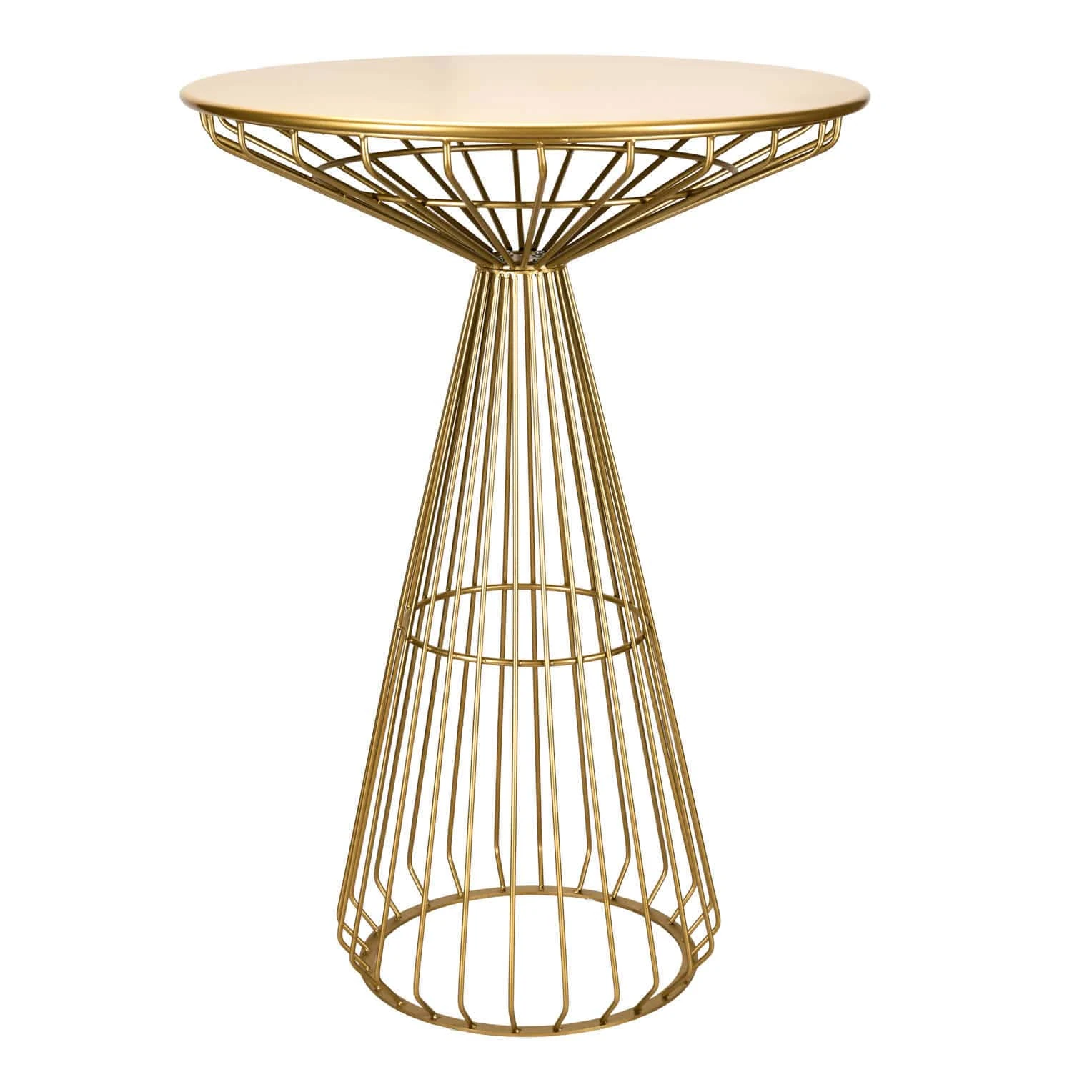 Gold Wire Cocktail Table