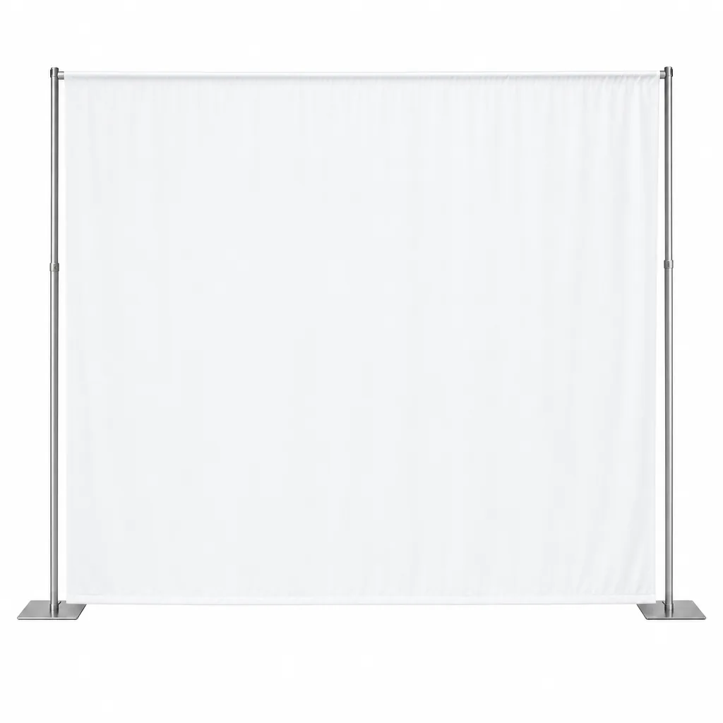 Plain Backdrop - White