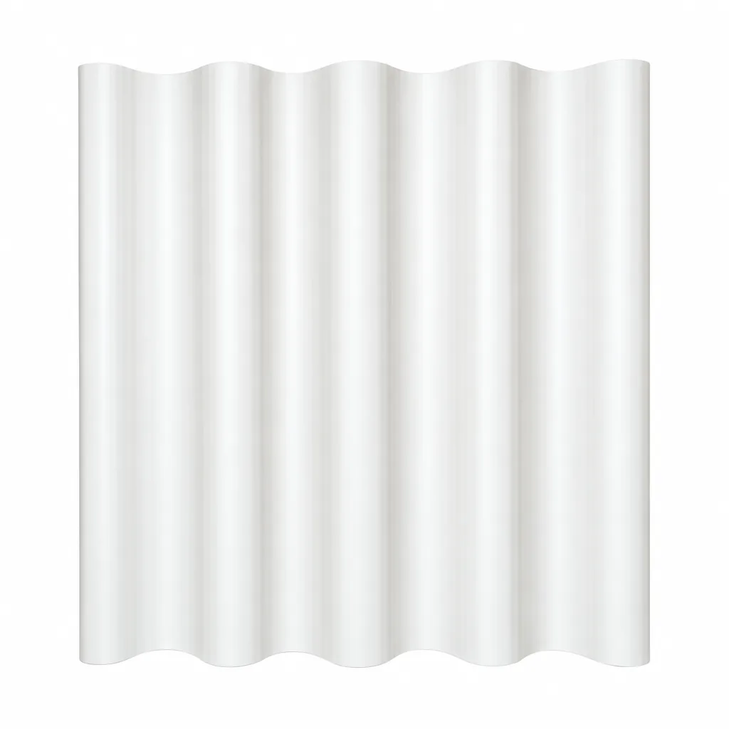 Rippled Backdrop - White