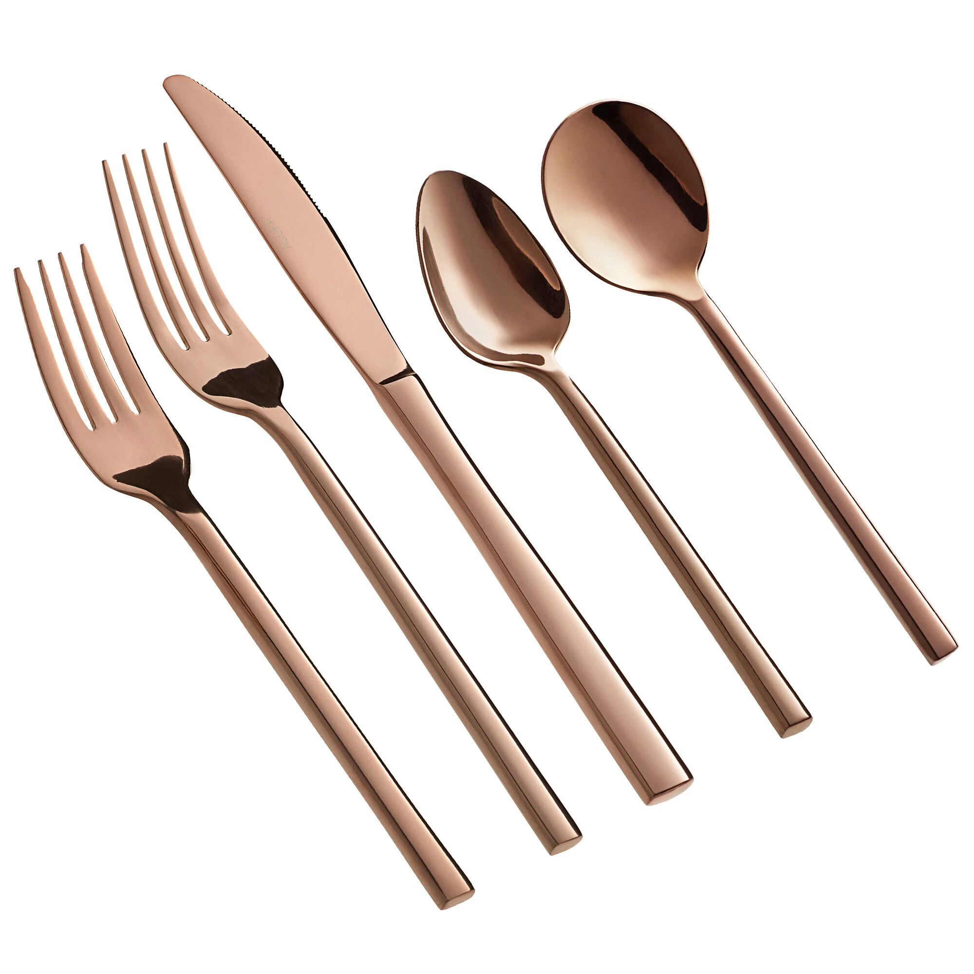Rose Gold Flatware Set