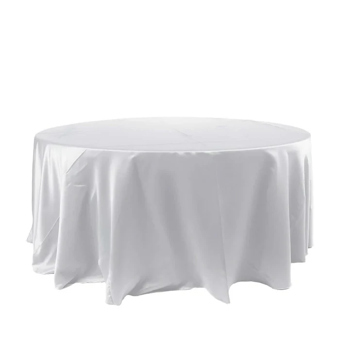 Round Satin Tablecloth
