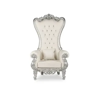 Silver Throne Chair (Single)