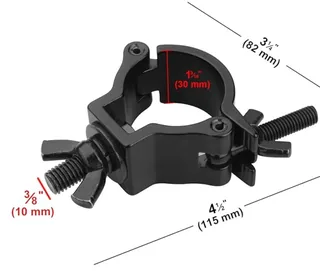 Truss Clamp - Black Aluminium