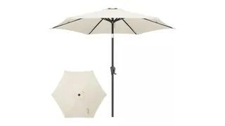 Umbrella with Base - Off White