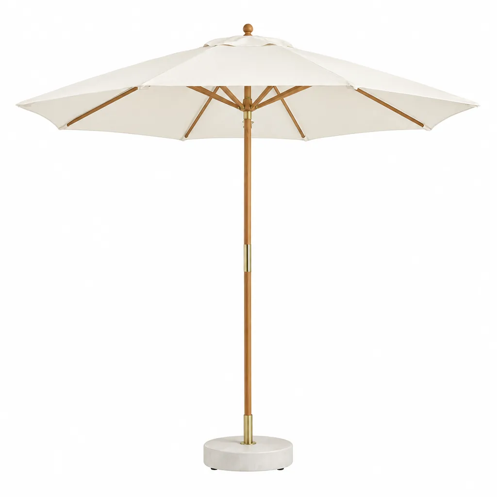 Umbrella with Base - Off White
