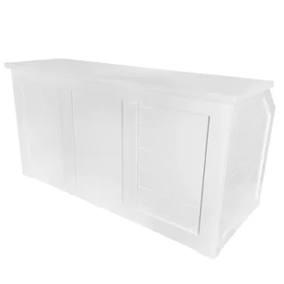 7 ft. White Bar
